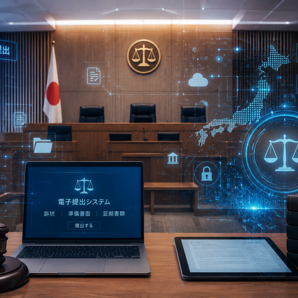 [イメージ] 民事訴訟のIT化について